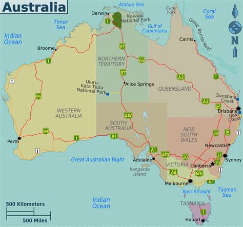 File:Australia regions map.png - Wikitravel Shared