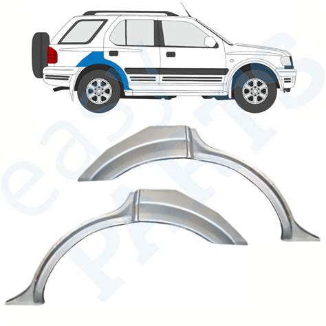 Opel Frontera B 1999-2002 Reparation Av Bakskärm / Leftopel Frontera B 1999-2002 Reparation Av ...