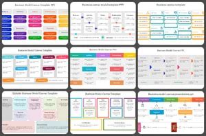 Business Model Canvas Free Slide Design 的图像结果