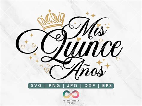 Mis Quince Anos Logo Mis Quince Años Quinceañera Black And Silver