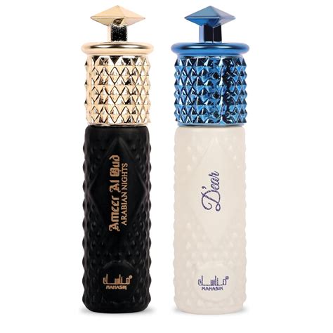 Manasik Set of 2 Alcohol Free Premium Attar, D'ear For Men & Women ...
