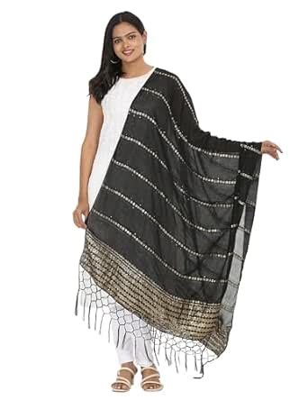 Buy HELLA FASHIONS Women's 2.25 Meter Viscose Rayon Dupatta, Premium ...