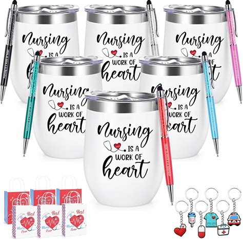 Lifecapido Nurse Gifts, 24 Pcs Nurse Week Gifts Bulk, Nursing is a Work ...