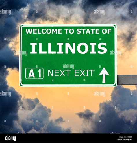 Welcome to illinois sign hi-res stock photography and images - Alamy