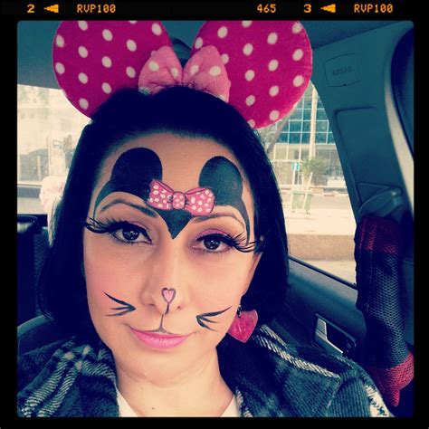 Minnie Mouse Face Paint For Halloween at Seth Epps blog