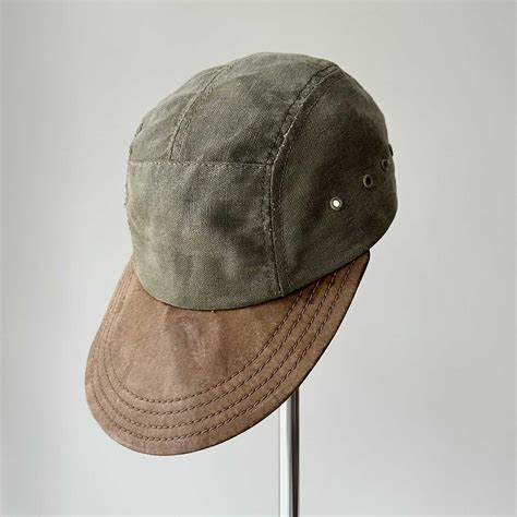 L.L.BEAN CANVAS×LEATHER LONGBILL CAP - Straight Vinatge Store
