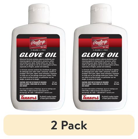 (2 pack) Rawlings Glovolium Baseball Glove Oil - Walmart.com