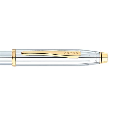 Cross 3304 Century Ii Medalist Rollerball Pen – Chrome With Gold Trims ...