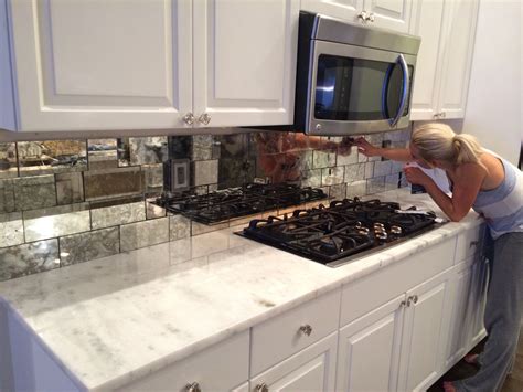Antique Mirror Backsplash For Kitchen at Sabrina Swensen blog