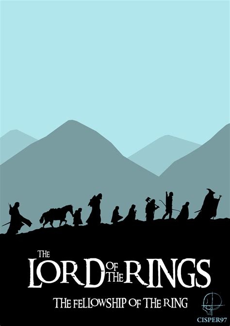 Fellowship Of The Ring Silhouette - silhouette of the fellowship of the ring