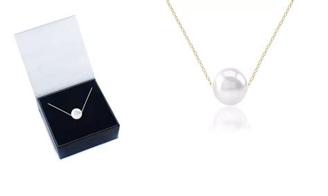 14K Gold Plated Pearl Pendant | Groupon Goods