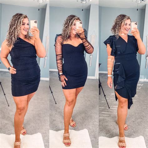 Mid-size Little Black Dresses 🖤 | Black wedding guest dresses, Black dress outfits, Black long ...