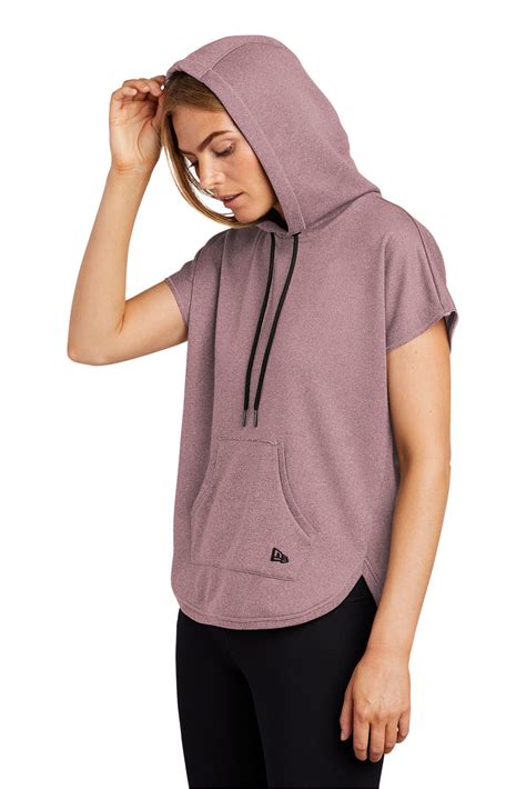 New Era Ladies Performance Terry Short Sleeve Hoodie | Product ...