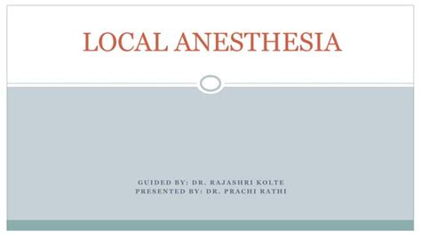 Local Anesthesia Side Effects 的图像结果