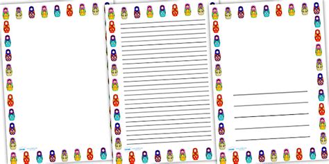 Russian Doll Page Borders