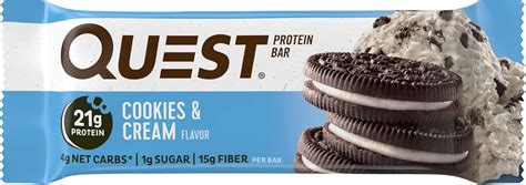 Quest Nutrition Protein Bar, Cookies & Cream, India | Ubuy