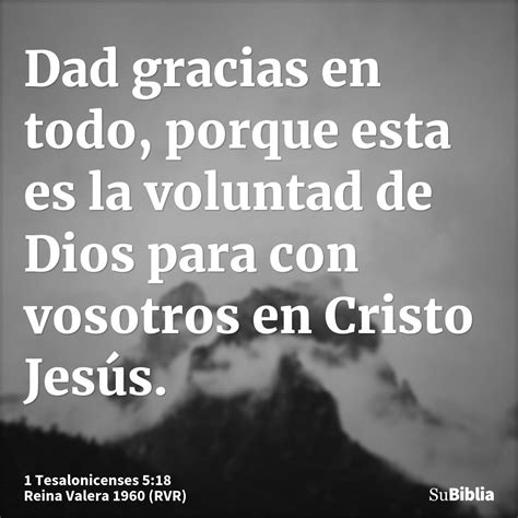 1 Tesalonicenses 5:18 - Biblia