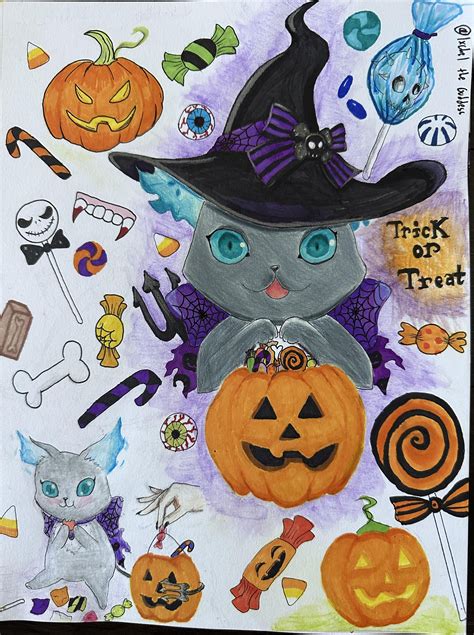 Cute Halloween Drawing