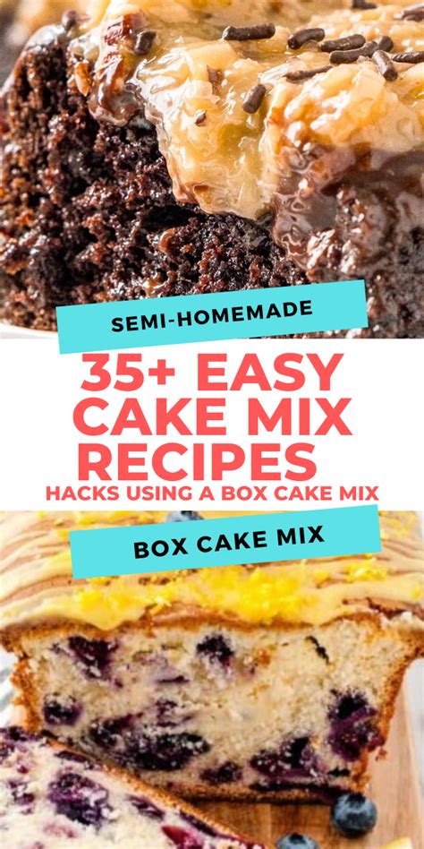 Image result for Recipes Using Box Cake Mixes