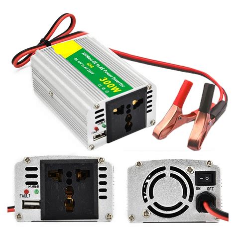Inverter 12VDC To AC150W200W250W Car Cigarette Lighter Inverter With ...