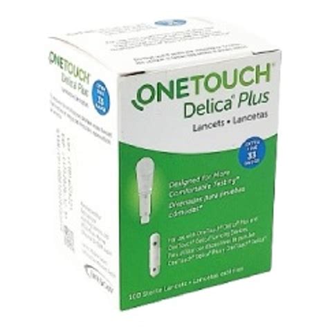 Lancets One Touch Delica Plus at Sheila Cortes blog