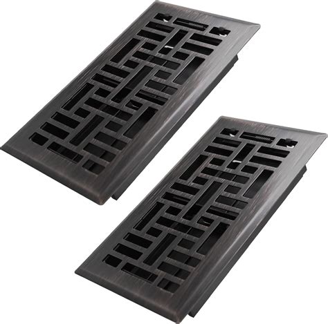 Howeall 4x8 Inches 2 Pack Heavy Duty Walkable Floor Register Easy ...