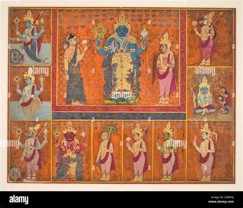 Ten avatars of vishnu hi-res stock photography and images - Alamy