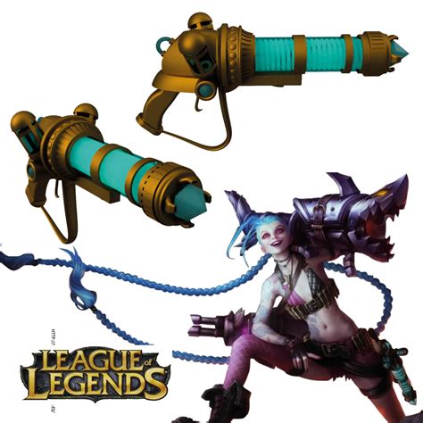ArtStation - PISTOLA DE JINX DE LEAGUE OF LEGENDS VERSIÓN DE LA ANIMACIÓN