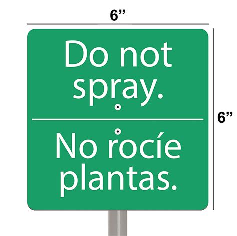 Do Not Spray Sign 的图像结果