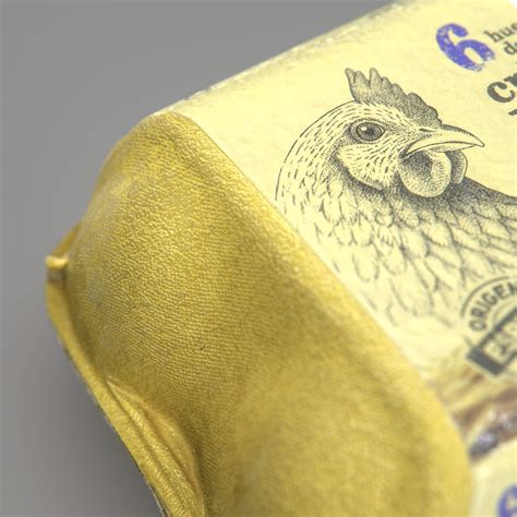 Half Dozen Egg Box - 3D Model by sanchiesp