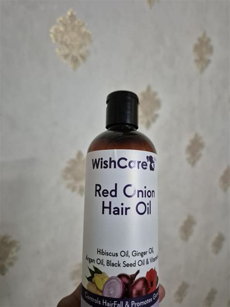 Buy WishCare® Red Onion Hair Oil for Hair Growth & Hair Fall Control ...