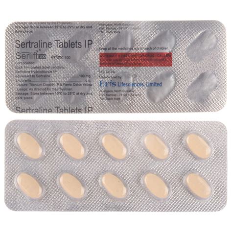 Serlift 100 - Strip of 10 Tablets : Amazon.in: Health & Personal Care