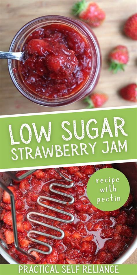 Low sugar strawberry jam – Artofit