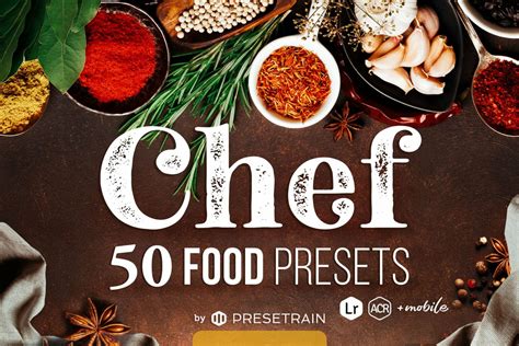 Chef - 50 Food Presets – MasterBundles