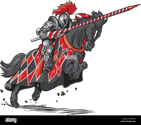 Knight On Horse Clip Art