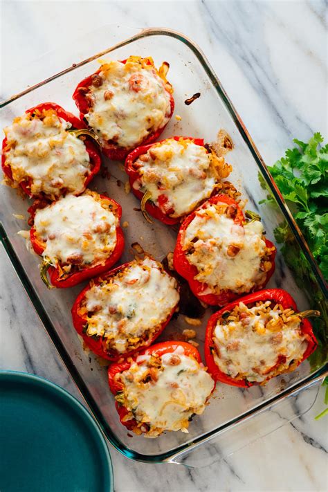 Vegetarian Stuffed Peppers Recipe - Cookie and Kate
