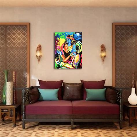 Radha Krishna Painting – Myindianthings