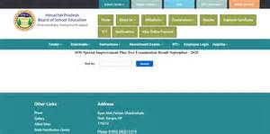 HPBOSE SOS class 10th and 12th improvement result released at hpbose ...