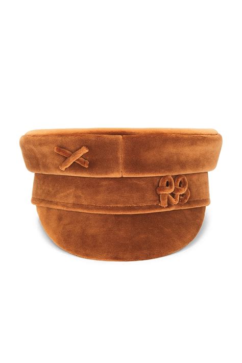 Ruslan Baginskiy Baker Boy Cap in Brown | REVOLVE