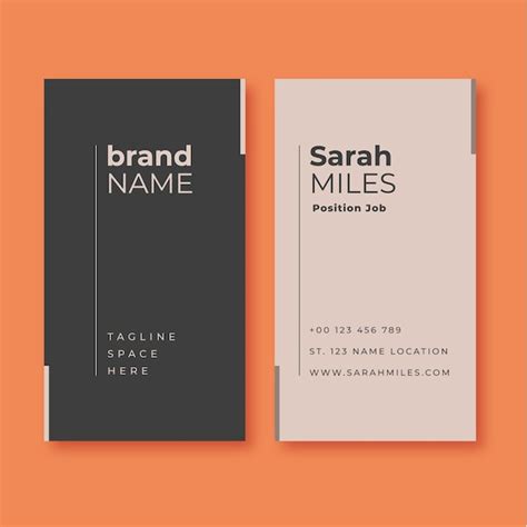 Minimalist Business Card Template 的图像结果