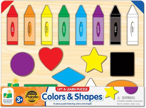 Buy The Learning Journey: Lift & Learn Puzzle Colors & Shapes Preschool ...
