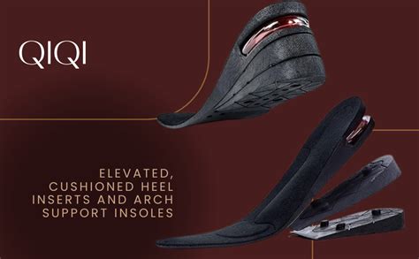 QIQI Height Increasing Insoles for Men & Women | Adjustable 4-Layer ...