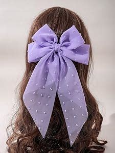 GLADSOME - Large Bow Hair Clips, Aesthetic Bow-knot Butterfly Hair Claw ...
