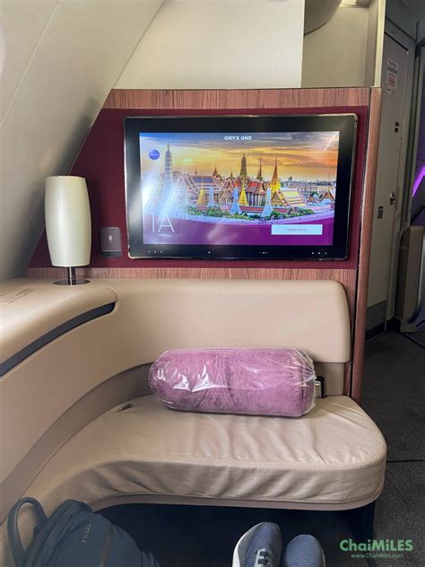 รีวิว Qatar Airways First Class A380 Doha - Bangkok ที่นั่ง อาหาร ...