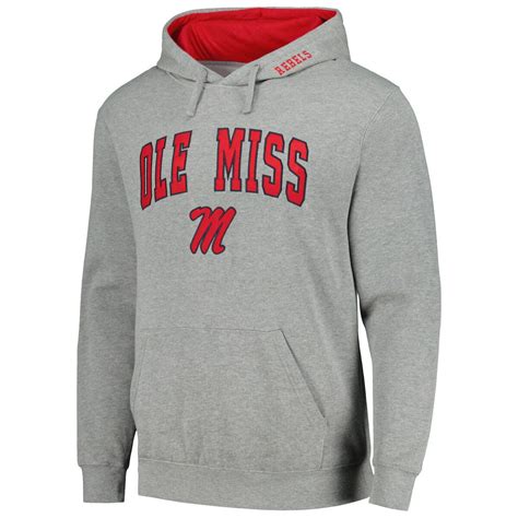 Colosseum NCAA Ole Miss Rebels Arch & Logo 3.0 Pullover Hoodie | Belk