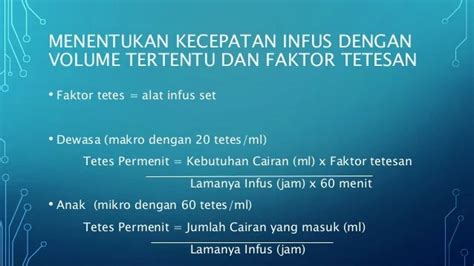 Hitung Tetesan Infus: Contoh Soal & Cara Mudah