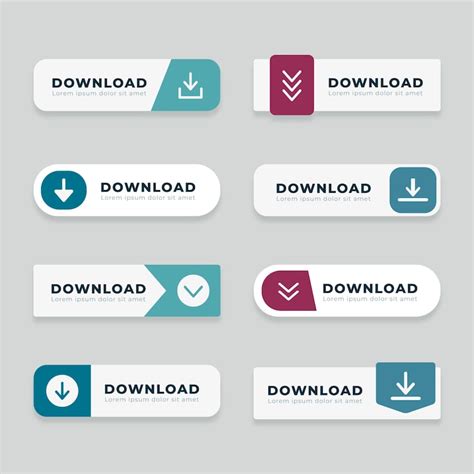 Download button Images - Free Download on Freepik