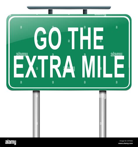 Go the extra mile Stock Photo - Alamy