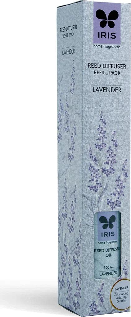 Reed Diffuser Refill Scented Oil In Aluminium Bottle in Lavender Colou