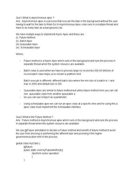 Image result for Asynchronous Apex Programming